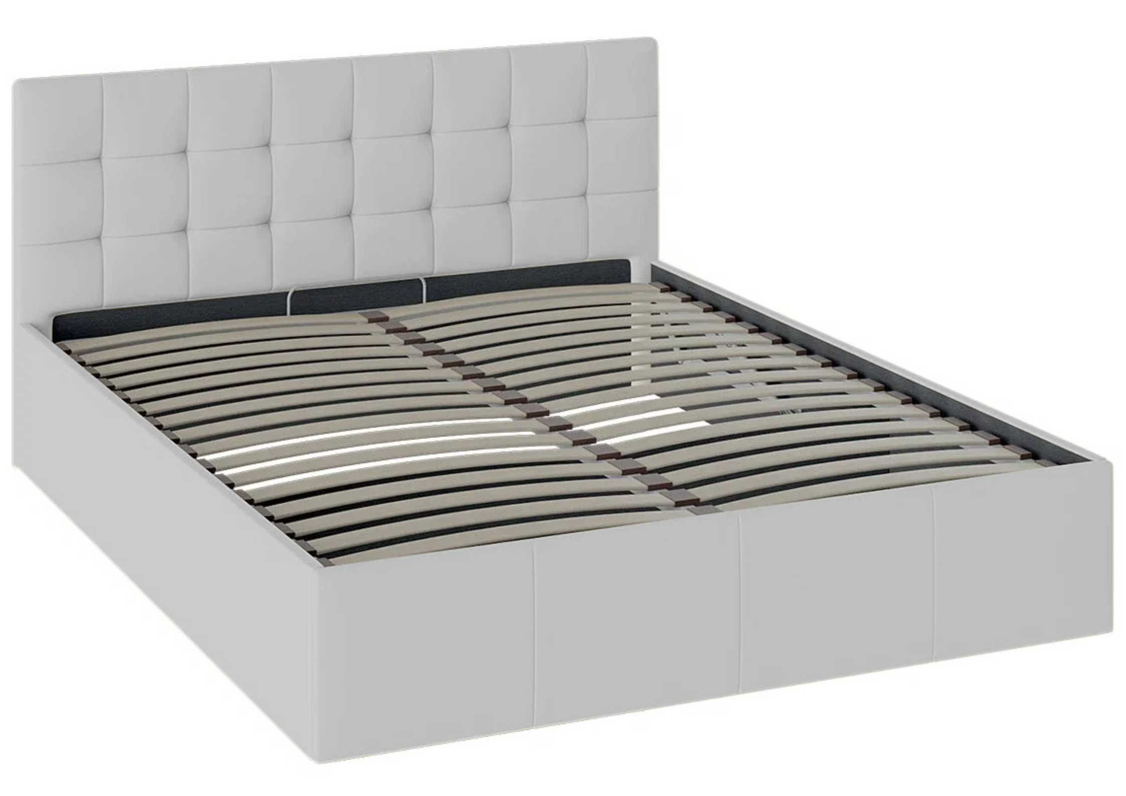 Szare łóżko 180x200cm